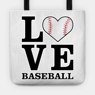 Love Baseball Tote