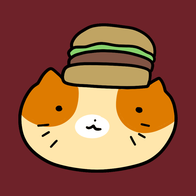 Hamburger Cat Face by saradaboru