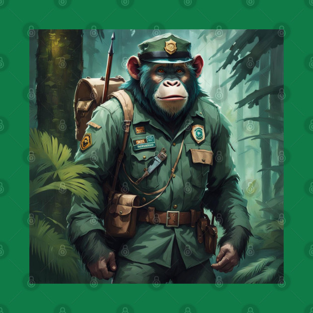 Ape dressed as a Forest Ranger No.1 by R.W.TDesign