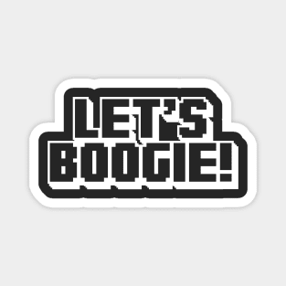 Let's Boogie (Light Logo - Dark) Magnet