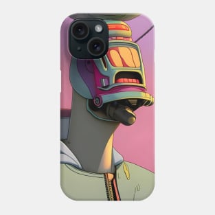 Weird-faced robot Phone Case