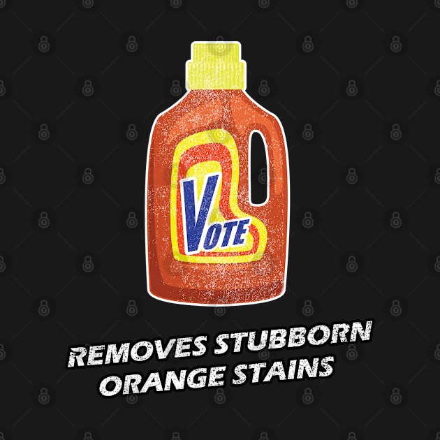 Vote Removes Stubborn Orange Stains Detergent Bottle by RobomShop