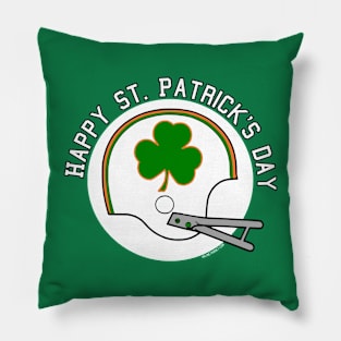 Happy St. Patrick's Day Shamrock Helmet Pillow