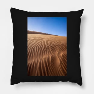 Rippled sand hills. Pillow