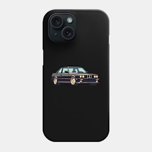 Black BMW E30 M sport Phone Case