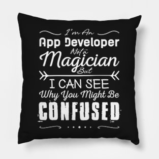 Funny App Developer Gift Ideas for programmer,gift for a devlopper Pillow