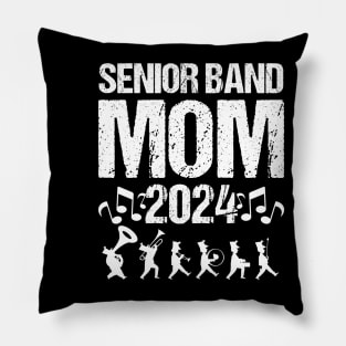 Senior Band Mom 2024 Marching Band Class Of 2024 Drum Pillow