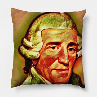 Joseph Haydn Snow Portrait | Joseph Haydn Artwork 15 Pillow