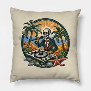 Desert Island Disk Jockey Pillow