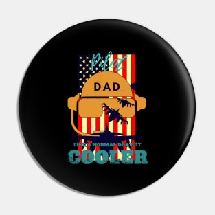 pilot dad like a normal dad but cooler Pin