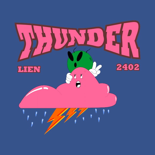 Thunder lien T-Shirt by 24-Buby