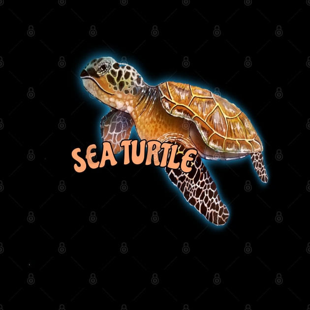 Sea turtle by Coreoceanart