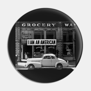 I Am An American, 1942. Vintage Photo Pin