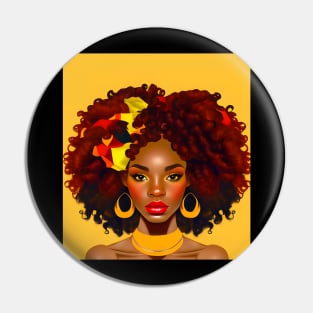 Black History Month African American Pin