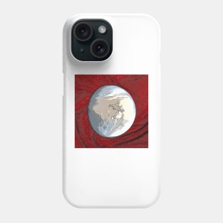 Venus on red velvet bywhacky Phone Case