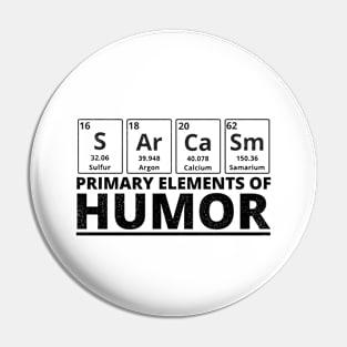 Sarcasm- Primary Elements of Humor Pin