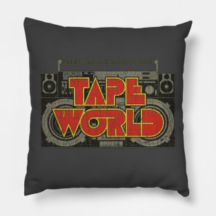 Tape World Boombox 1978 Pillow