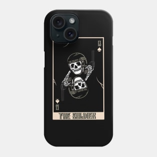 Gun and skull Phone Case