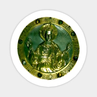 18th century Serbian plaque of Christ Magnet