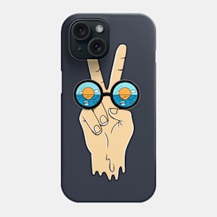 Peace and Beach Phone Case