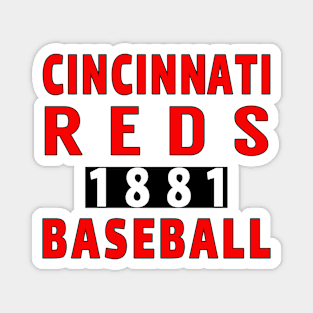 Cincinnati Reds Baseball Classic Magnet