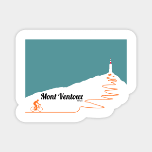 Mont Ventoux Cycling Artwork Magnet