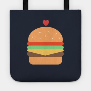 Cute and adorable foodie burger Tote