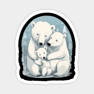 Mama Papa Bear Magnet