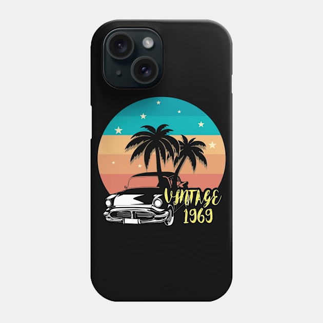 1969 BIRTHDAY VINTAGE CARS CLASSIC Phone Case by AdeShirts