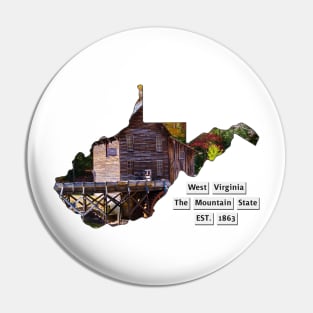 West Virginia USA Pin