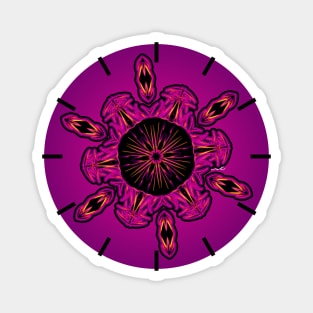 Purple and Pink Kaleidoscope Passion | Cherie's Art Magnet