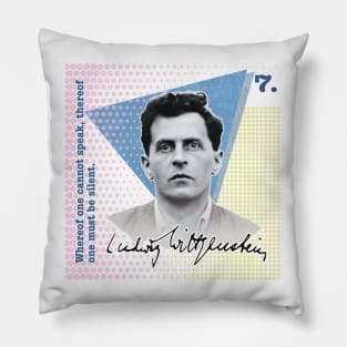 Philosophy. Ludwig Wittgenstein Pillow