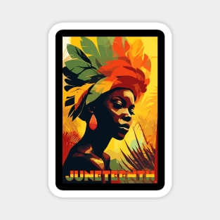 Juneteenth Queen Magnet