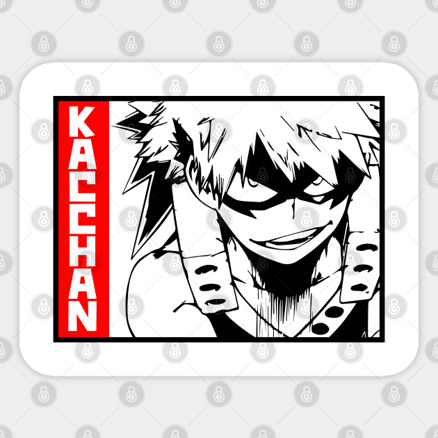 My Hero Academia Kacchan Katsuki Bakugou Anime My Hero Academia Katsuki Bakugo Kacchan Sticker Teepublic