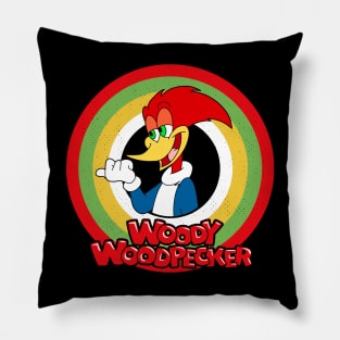 Woody Woodpecker Circle Style Pillow