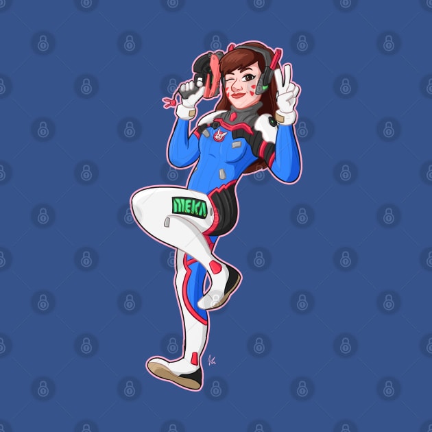 D.Va by AlejandroKayArt