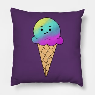 Ice Cream Three Flavors Pillow