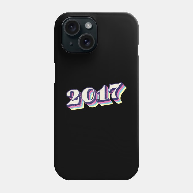 2017 Birthday Year Phone Case by Vin Zzep