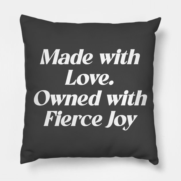 Made With love for you Pillow by charliemoreno