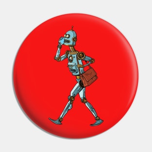 Vintage office Robot Pin