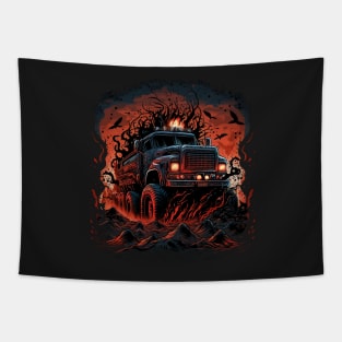 Dump Truck from Hell Tapestry