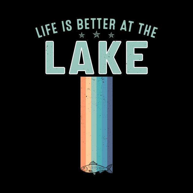 Life is better at the Lake Retro by Rosiengo