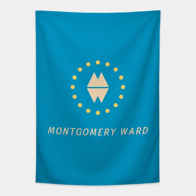 1960s Style Montgomery Ward Charge Plate Tapestry by Turboglyde