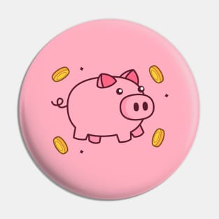 Cute Piggy Bank Pin
