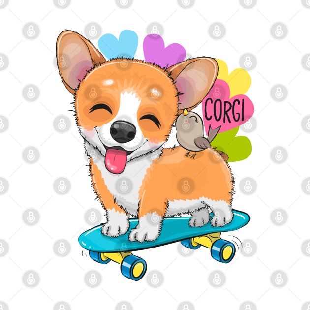 Cartoon corgi by Reginast777