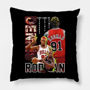 Dennis Rodman Diplomatic Missions Pillow