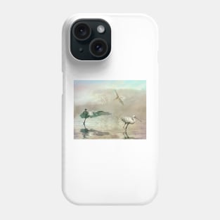 Spoonbill morning Phone Case