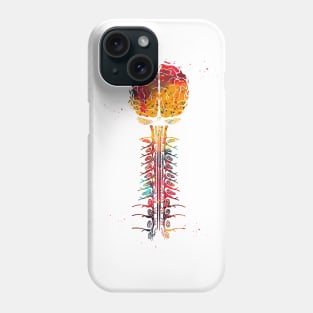 Brain and cervical Phone Case