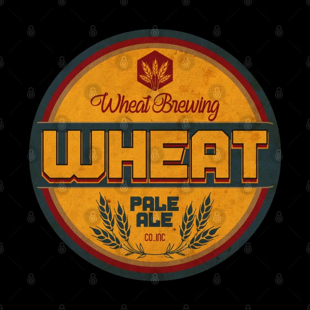 Wheat Vintage Beer by CTShirts