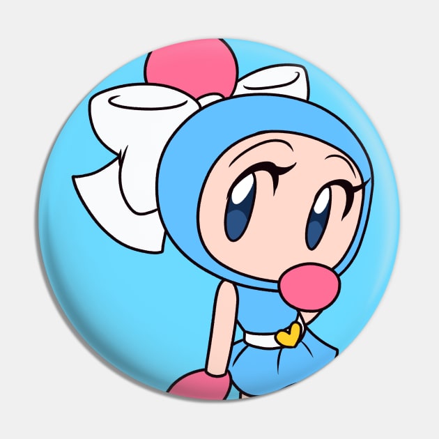 Aqua - Super Bomberman R Pin by SailorBomber